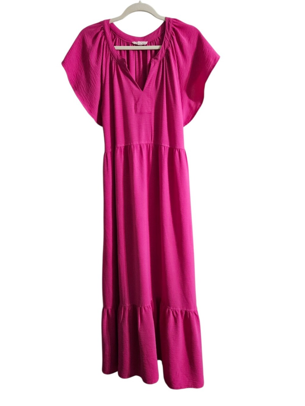 Amazing Zoey & Leelo Bright Fuchsia Maxi Dress, XL